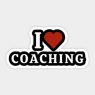 I love coaching Sticker